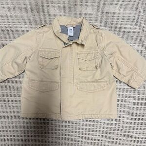 Baby Gap Khaki Cotton Field Jacket